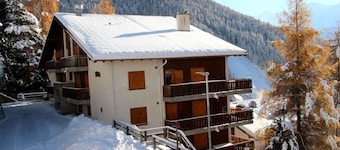 Au pied des pistes, en face du funiculaire et à 5' à pied du centre du vieux village ! Appartement c
