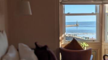 Superior Double Room, Sea View | Egyptian cotton sheets, premium bedding, pillow-top beds