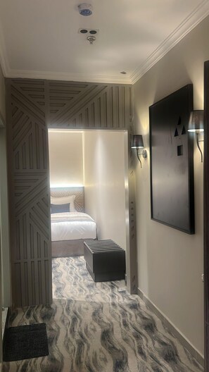 In-room safe, soundproofing, iron/ironing board