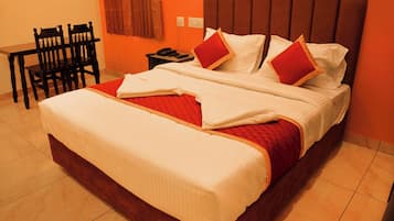 Free WiFi, bed sheets