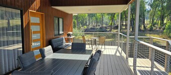 Khancoban Getaway.  Modern 3-bedroom home backing onto 9-hole golf course.