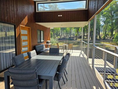 Khancoban Getaway. Modern 3-bedroom home backing onto 9-hole golf course.