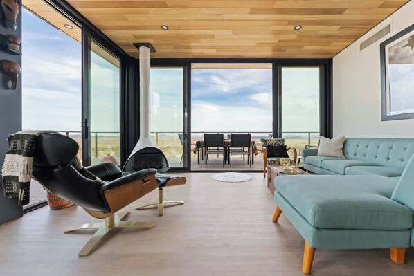 Fireplace, offices - Late for the Sky By The Cohost Company (Joshua Tree)