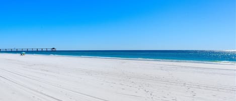 On the beach