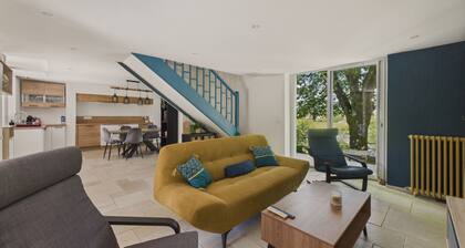 Grand jardin et terrasse - maison pour 7