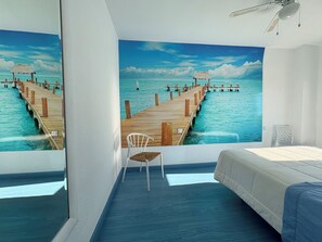 2 عدّة غرف نوم ومكواة/لوح كي وواي فاي مجانًا وملاءات أسرّة