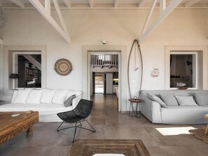 Living room - Rosmarino Villa Galaxidi (Delphi)