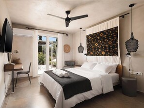 Deluxe villa, uitzicht op bergen | 5 slaapkamers, lakens van Egyptisch katoen, luxe beddengoed
