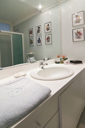 Shower, hair dryer, bidet, towels - Palladio terrace: elegant with spectacular view (Venezia)