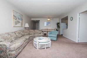 TV, DVD player - Direct Oceanfront Hi-Rise Condo (Ocean City)