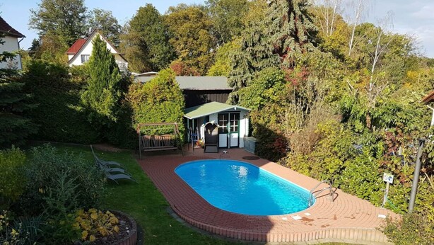 Pool - Spacious Villa With Private Pool (Ballenstedt)