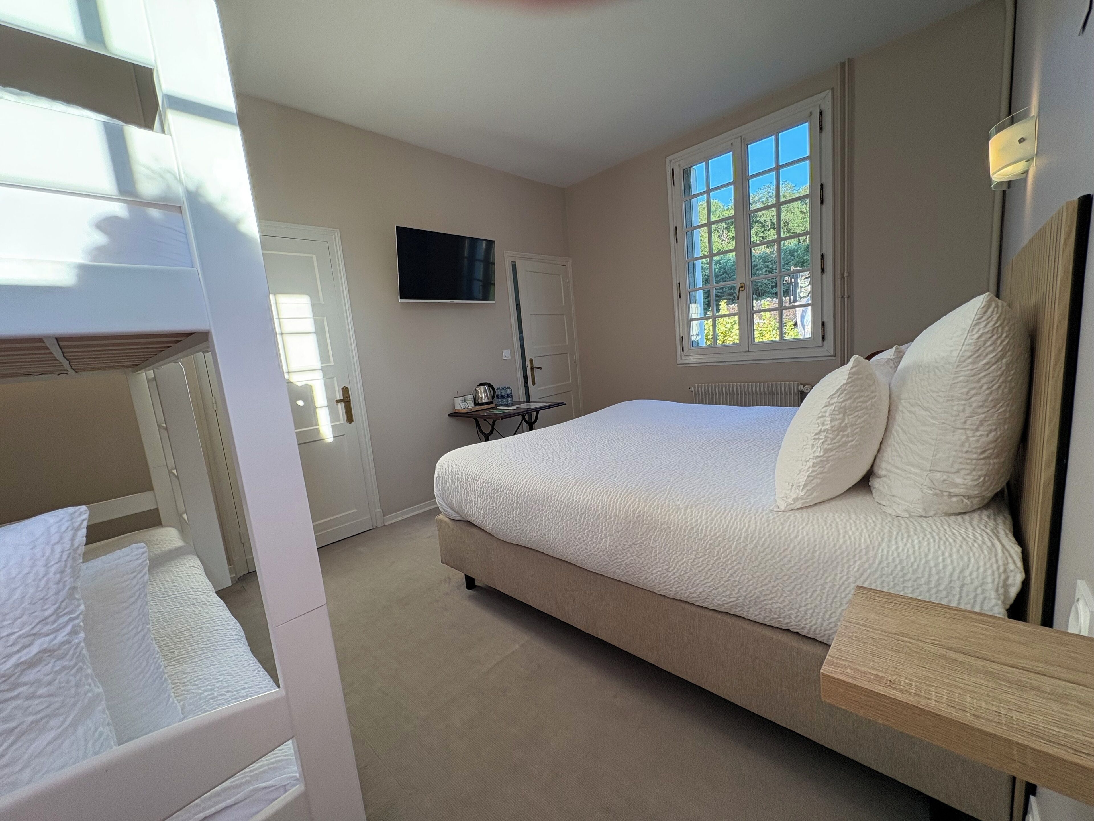 Comfort Quadruple Room | Premium bedding, memory foam beds, individually decorated