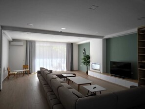 Smart TV, fireplace - Luxury 12-Bed Villa w/ AC Heated Pool & EV Charger – Near Mostar & Kravice Falls (Ljubuški)