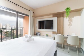 開放式客房 | 遮光窗簾/窗簾、熨斗/熨衫板、免費 Wi-Fi