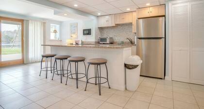 Patio + Pond View: Serene Cape Cod Escape