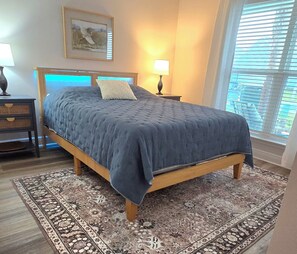 4 chambres, coffres-forts dans les chambres, fer et planche à repasser