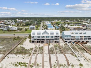 Exterior - Gulf Front! St. Joe! Beach Boardwalk! Firepit! Dog Friendly! (Port St. Joe)