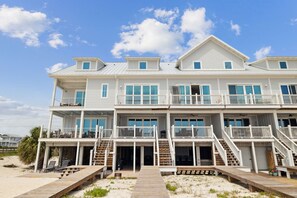 Exterior - Gulf Front! St. Joe! Beach Boardwalk! Firepit! Dog Friendly! (Port St. Joe)