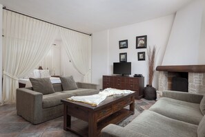 Living area - Villa Aurora Crete (Agios Vasileios)