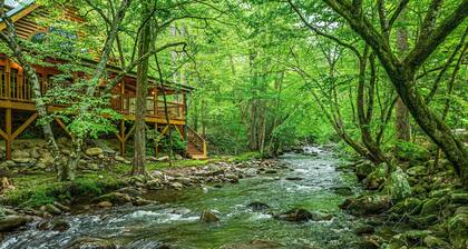 Elk Rapids On Cosby Creek 3 Bedroom Cabin
