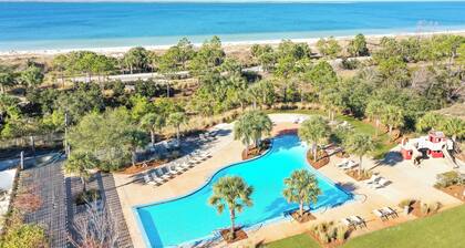 🏖️Steps to Beach🚙Golf Cart Included-Beach Views-Salty Beaches🏖️