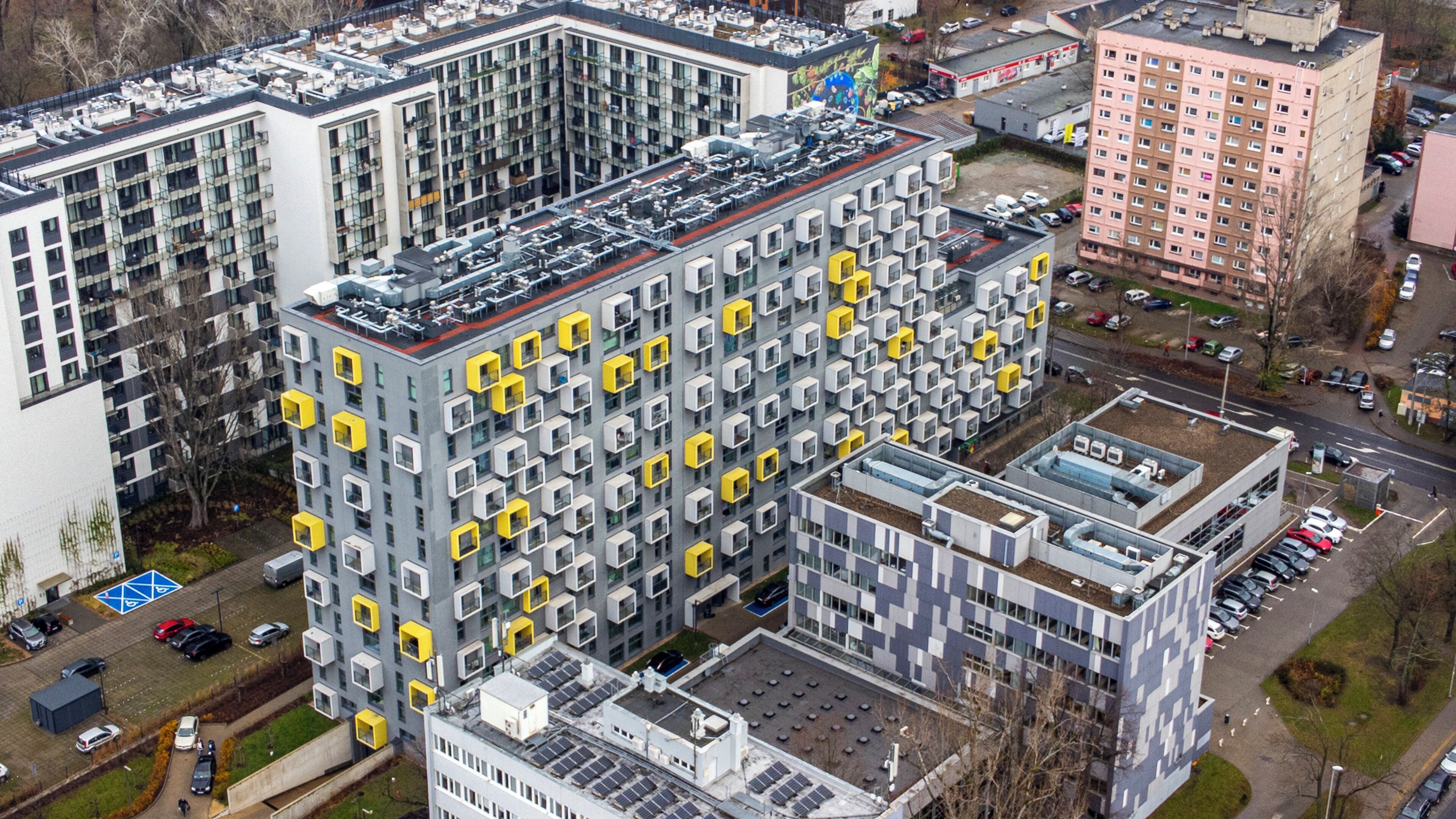 Overnatningsstedets facade