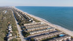 Beach - Pine Knoll Townes 126 – Oceanside 2BR w/ Pool, Porch & Beach Access (Pine Knoll Shores)