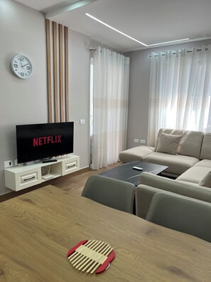 Living area - A&E Seaside Apartment (Golem)