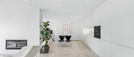 Apartamento, 1 quarto, para fumantes, lareira | Parte interna