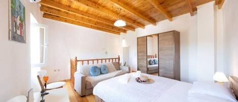 1 bedroom, iron/ironing board, travel crib, free WiFi