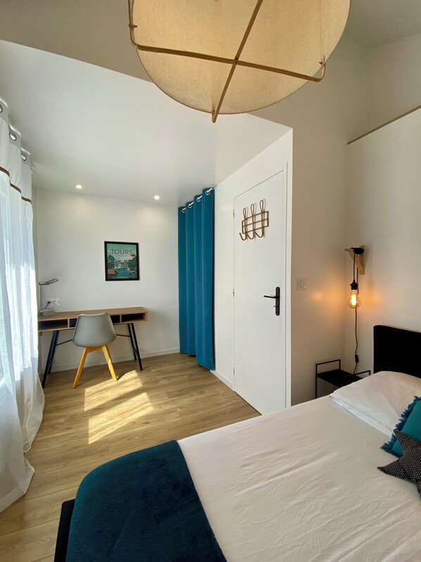 3 habitaciones, cuna de viaje, wifi gratis y ropa de cama 