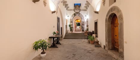 Interior entrance