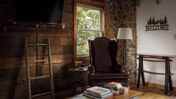 TV connectée, cheminée, espaces bureaux