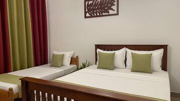 Standard Triple Room, Garden View | Premium bedding, free WiFi, bed sheets