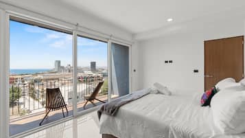 Familie appartement | Lakens van Egyptisch katoen, luxe beddengoed, verduisterende gordijnen