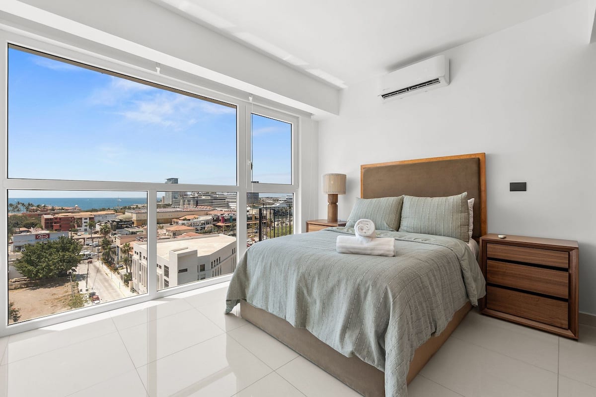 Egyptian cotton sheets, premium bedding, blackout drapes, soundproofing