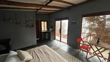 Basic Cabin, 1 King Bed, Mountain View