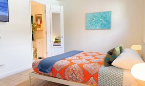 1 habitación, tabla de planchar con plancha, wifi y ropa de cama 