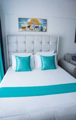 1 chambre, fer et planche à repasser, Wi-Fi, draps fournis