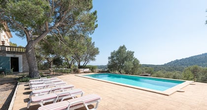SON MUNTANER - Rustikale Villa mit privatem Pool und kostenloses W-LAN in Palma