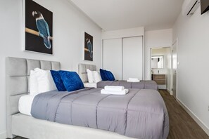 4 bedrooms, iron/ironing board, travel cot, free WiFi