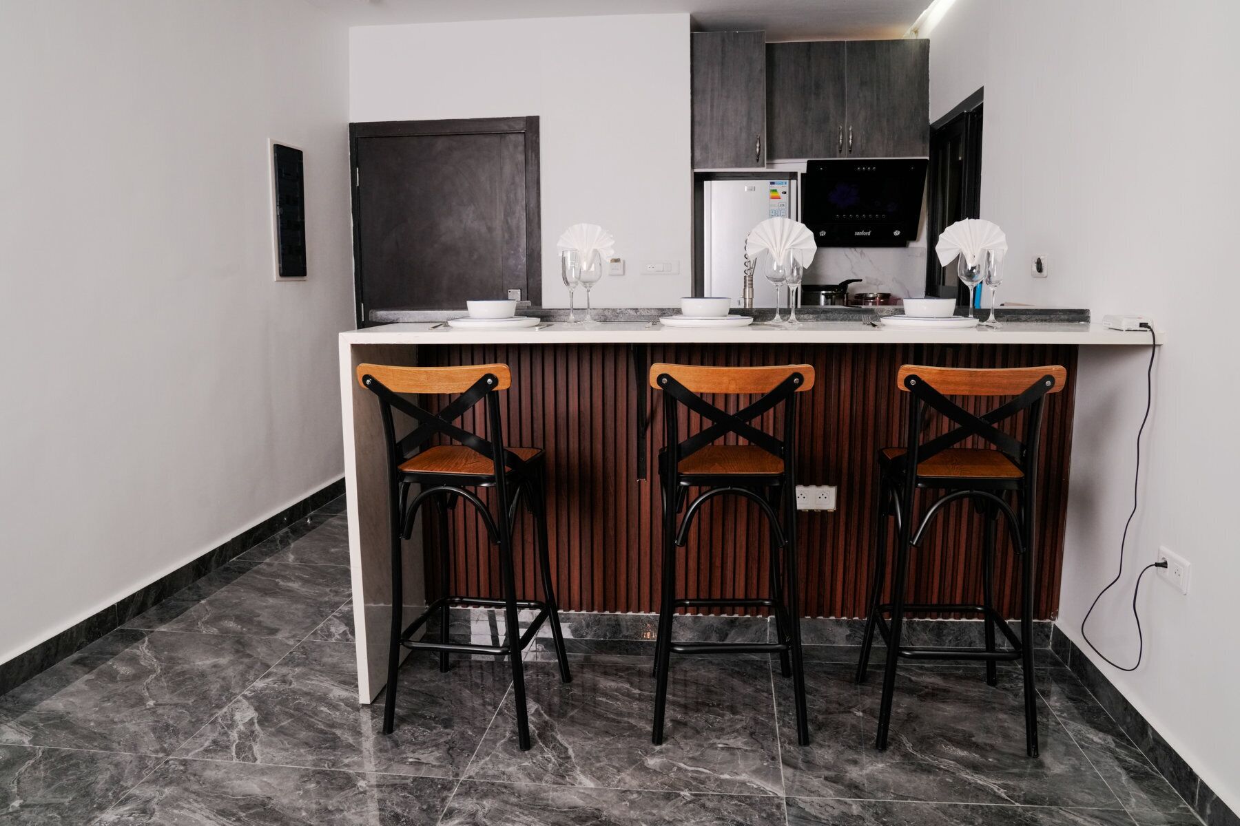 Lägenhet Deluxe - balkong - utsikt mot staden | Eget kök | Spishäll