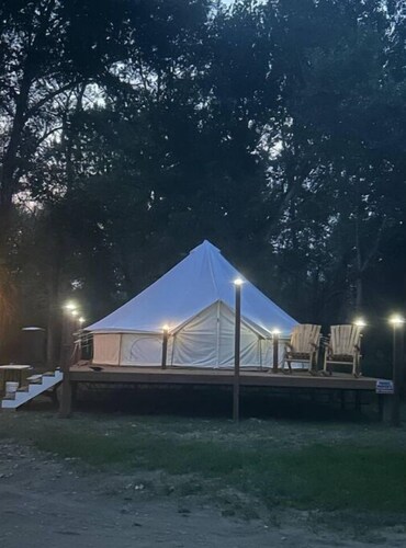 Yurt on Rock Creek in Joliet, Montana