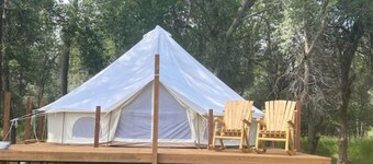 Yurt on Rock Creek in Joliet, Montana