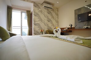 Chambre Double Supérieure, balcon, vue ville | Vue depuis le balcon