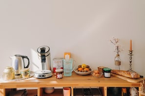 Kontinental morgenmad hver dag mod et gebyr