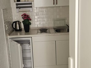 Apartment (Three Bedroom Apartment with Balcony) | Private kitchenette | Fridge - Apartments Hasić Marina (Marina)