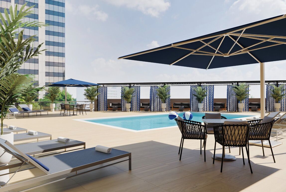 Seasonal outdoor pool