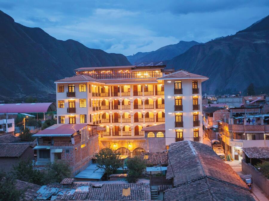 Overnatningsstedets facade