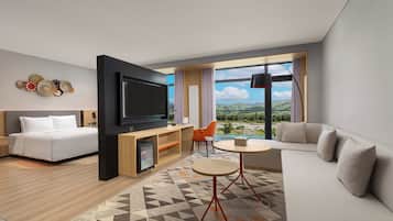 Suite superior, 1 cama King size, balcón (Grassland View) | Ropa de cama de alta calidad y edredón